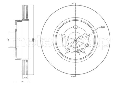 Прокладка ГБЦ ELRING VW VOLVO AUDI 2.5 TDI | 230.521 / 230521 / 61-31950-50 / 046103383AA / 8658619