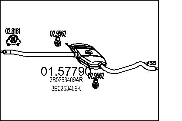 3B0 253 409K