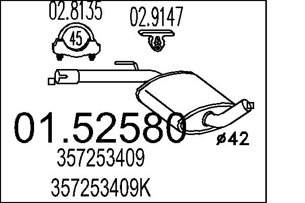 357 253 409 K