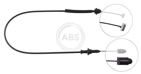 Тросик газа *ABS* DACIA LOGAN (L=953/687) |--->K37240 / COFLE - 10.0390