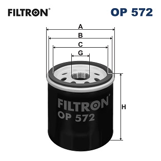 Фильтр Масло FILTRON Toyota Avensis,Corolla, Carina, Yaris 1.0-2.4 90- |--->  Filtron - OP572