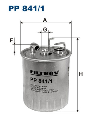 Фильтр Топливный FILTRON |-->Filtron-PP841/1