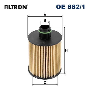Фильтр Масло FILTRON |--->  Filtron - OE682/1--> OE682/2