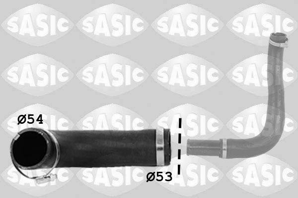 Трубка нагнетаемого воздуха *SASIC* FORD TRANSIT 2.0D/2.4D |--->3336221 / GAT->09-0620