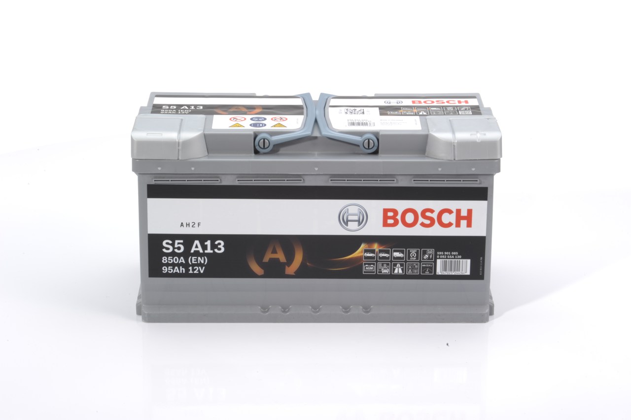 Аккумулятор BOSCH  95AH 850A(EN) -||+ (353x175x190) 0092S5A130 / S5 A13  AGM