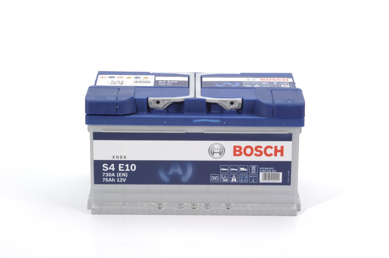 Аккумулятор BOSCH 75AH EFB AGM 730A(EN)  -||+  (315x175x175) 0092S4E100 / S5 010 EFB(AGM-)