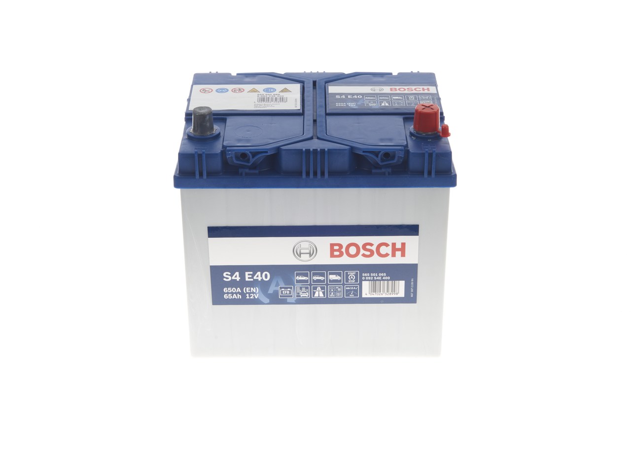 Аккумулятор BOSCH 65AH 650A  -||+ JIS (232x173x225) 0092S4E400 / S4 024 EFB(AGM-)
