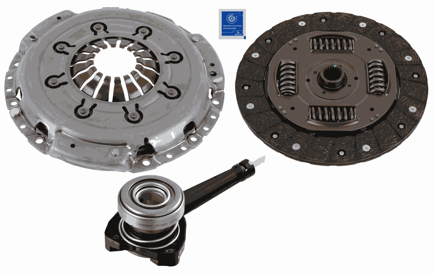 Комплект сцепления *SACHS* ( 240X21) NISSAN, RENAULT | 3000 990 382 / 3000990382 / 624331233