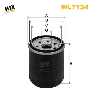 Фильтр Масло *WIX* Hyundai Getz 1.1 02-09 |--->WL7134 / Filtron - OP575