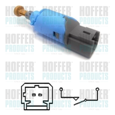 Выключатель фонаря сигнала торможения  HOFFER   |--> 3500082 / 35082