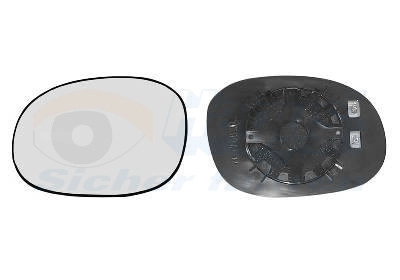 Зеркальное стекло, наружное зеркало (L) *HAGUS* PEUGEOT 206 | 4028837 / 6102-02-1271283P / 55071063