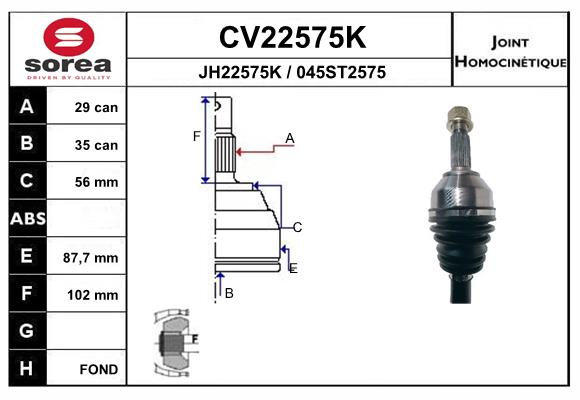 CV22575K
