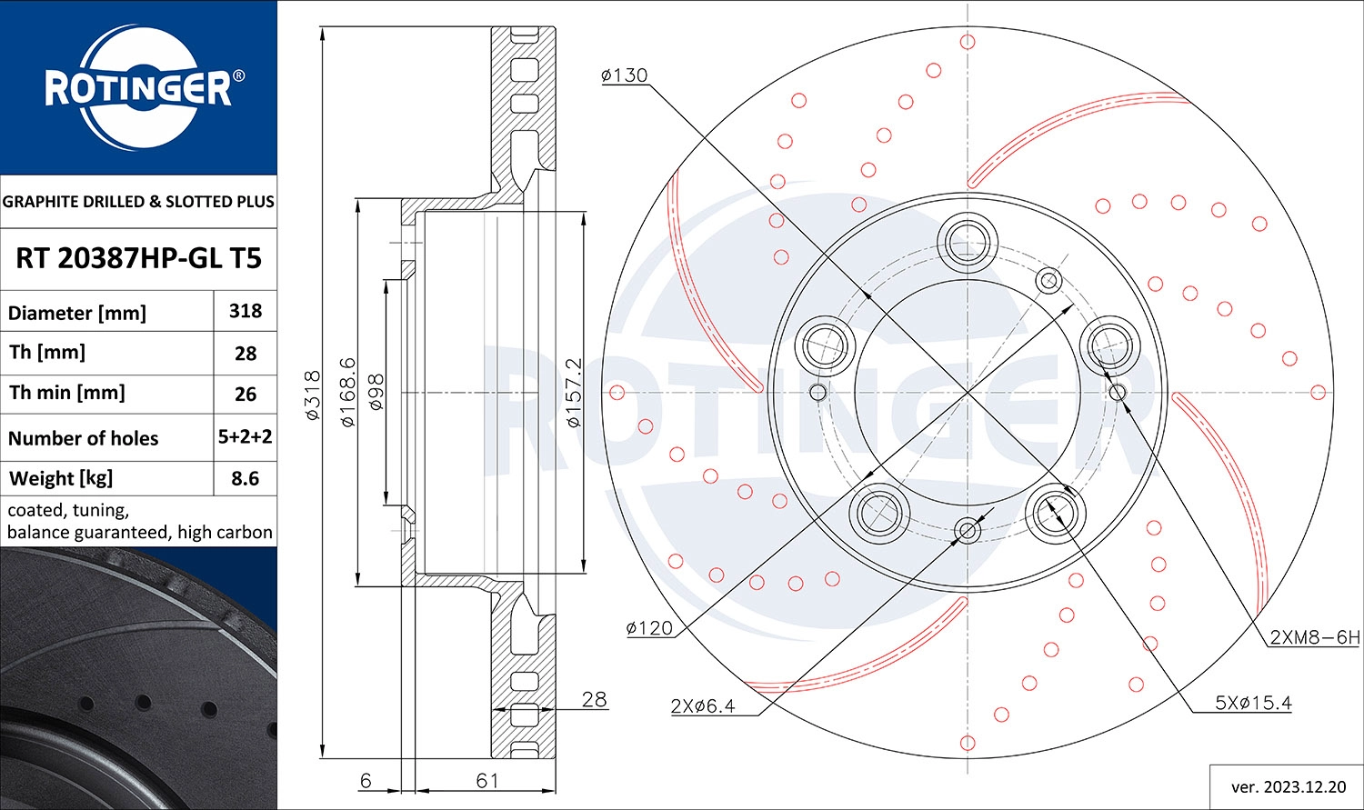 RT 20387HP-GL T5