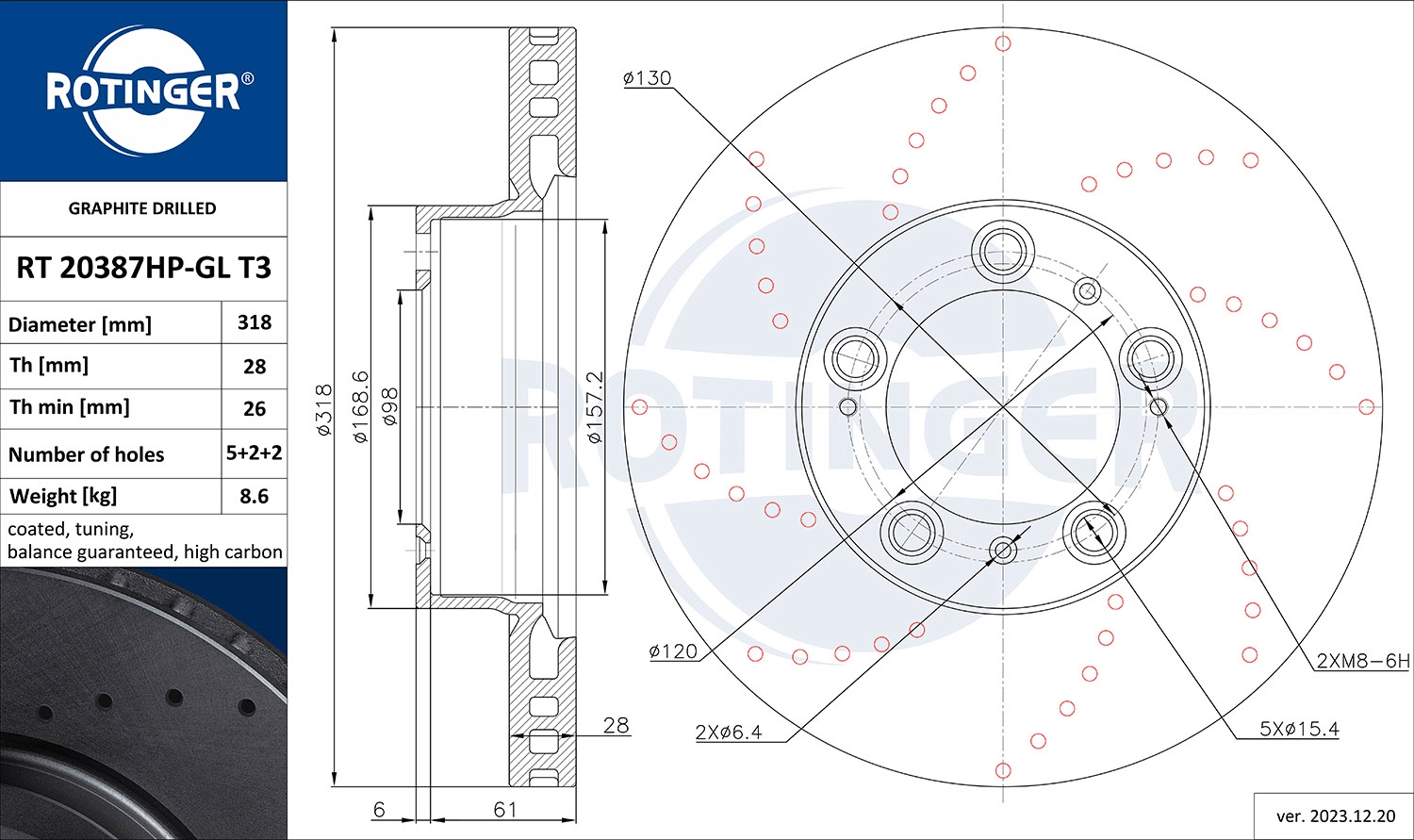 RT 20387HP-GL T3