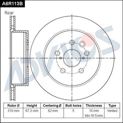 A6R113B