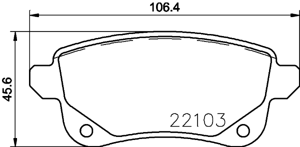 Комплект тормозных колодок задн. *BREMBO* RENAULT  |---> P68064 / TRW-> GDB2082