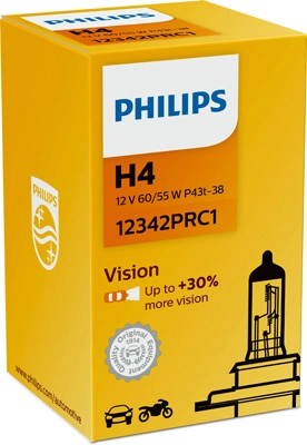 Лампочки "PHILIPS" |---> H4 + 30% Premium 60/55W   12342PRC1