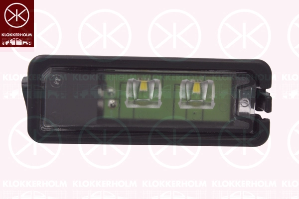 Фонарь освещения номерного знака *KLOKKERHOLM* PORSCHE PANAMERA 970 |--->95470853 / TYC 15-0183-00-2