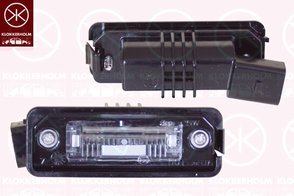 Фонарь освещения номерного знака *KLOKKERHOLM* VW PASSAT |--->95400850 / 5402-053-22-905
