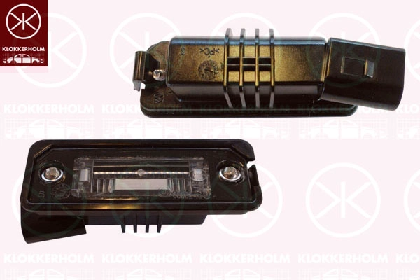 Фонарь освещения номерного знака KLOKKERHOLM MERCEDES PRINTER 901/902/903/904/905 |---> 35460850