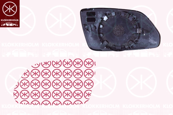 Наружное зеркало Лев   *SKODA OCAVIA II  | 75211061 / 337-0142-1 / 6102-02-1291111P / 351991305850