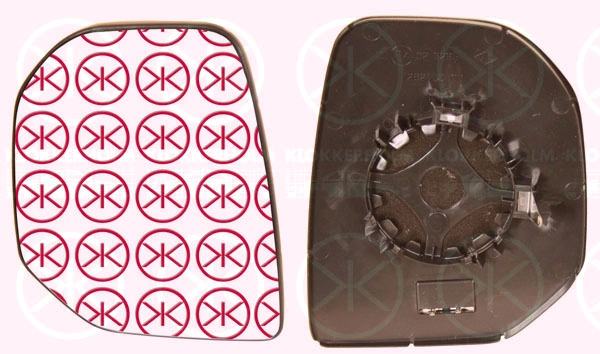 Зеркальное стекло, наружн. зерк. (R) *KLOKKER* CITROEN BERLINGO I | 05521064 / 6102-02-1232998P