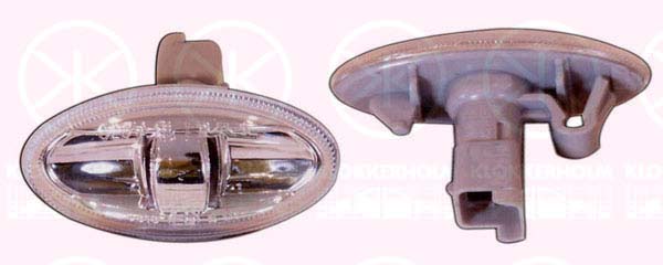 Фонарь указателя поворота Л/П *KLOKKERHOLM* (прозр) CITROEN BERLINGO | 05240610 / TYC 18-0273-00-2